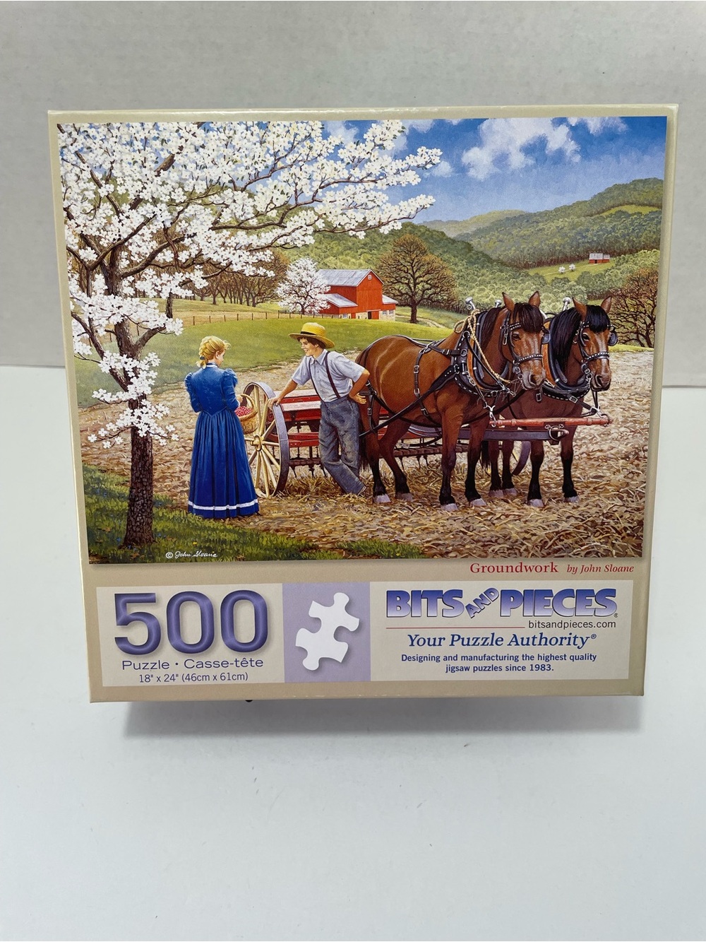 Bits and Pieces 500-Piece 'Groundwork' Jigsaw Puzzle